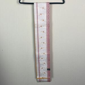 NWOT Vintage Japanese silk reversible Yukata kimono Obi belt